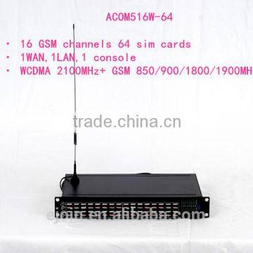 16 channel analog phone voip gateway