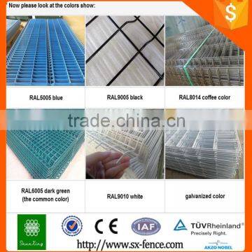 Trade Assurance dark green pvc coated Welded mesh fence