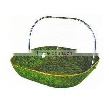 Wooden Fruit Basket, Wooden Basket, Handle Fuit Basket, Basket, Non-slip Design