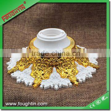 E27/B22 plastic lampholder big base flower type e27 electric lamp holder