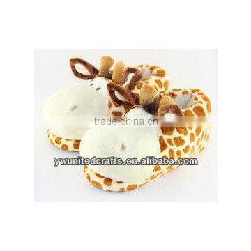 Promotional Fashion Deer Plush Slipper Indoor Usage