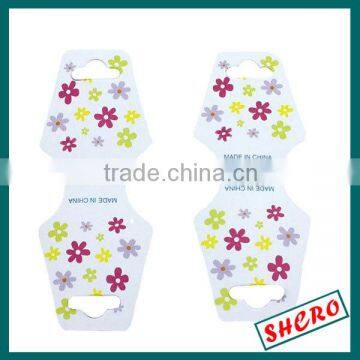 Flower Pattern Paper Necklace Bracelet Card