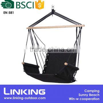 Indoor And Outdoor Garden Rope Wooden Hammock Chairs For Sale photo-4