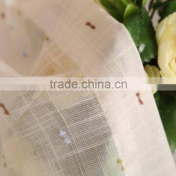 Sheer Polyester Voile Eyelet Curtain Drapes photo-4