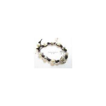 Bracelet in silver mather pearl