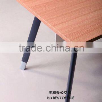 Modern Design Simple Office Table Metal Frame Office Desk photo-4