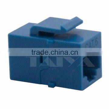 Keystone CAT6 RJ45 Network Connector With Blue Color