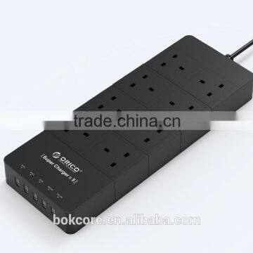 ORICO HPC-2A5U 2 Outlet Surge Protector 5 Port Desktop USB Charger With Smart Charging Technology photo-2