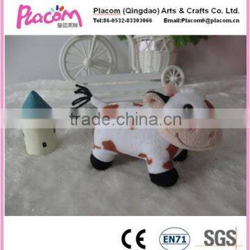 New High Quality Plush Cow Keychain Toy Hot Selling