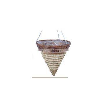 growers series rattan flowerpot home& garden hanging basket cheaper basket rattan planter hanger