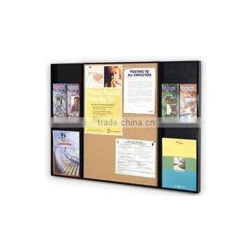 Acrylic Information Display with Cork Board