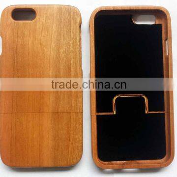 Hot Natural Handmade real Wood Wooden Case Back Cover For iPhone 6