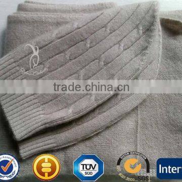 Cashmere Knitting Scarf 100%Cashmere Scarf