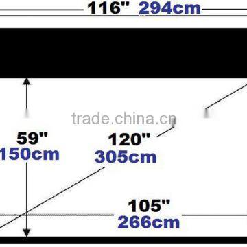 Top Quality 120" Inches Motorized Projection Screen 16:9 Wide Screen Electric Window Screen photo-3