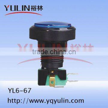 YL6-67 waterproof mini push button switch on off 12v