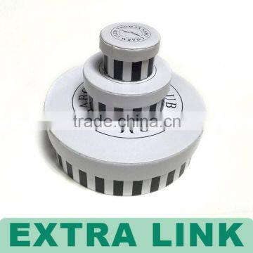 Black And White Luxury Jewelry Ring Earing Gift Paper Packaging Boxes For Wedding Present Wholesale photo-3