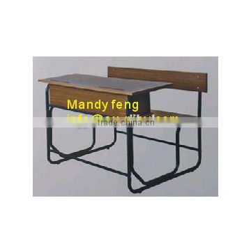 (Furniture)DOUBLE SCHOOL DESK AND CHAIR/SCHOOL FURNITURE/STUDENT DESK AND CHAIR