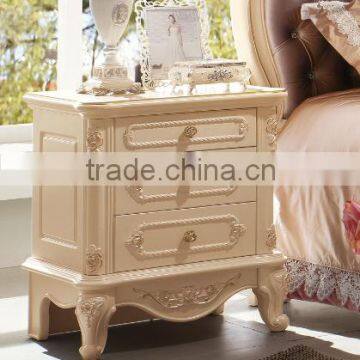 White Luxury Antique Customized Oak Solid Wood Luxury Wardrobe for Sale photo-3