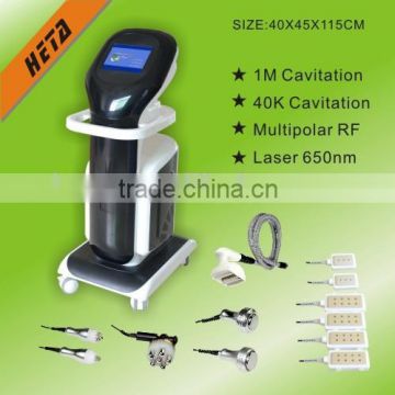 2015 newest RF lipolaser vacuum cavitation slimming appliance