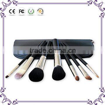 7pcs high quality wool hair makeup brush kit