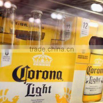 Corona beer 330ml bottle and corona beer extra 355ml bottle