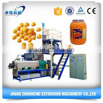 corn cheese ball food extruder processing line puffed corn snacks machine