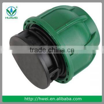 PP Compression Fttings For PE Pipe End Plug