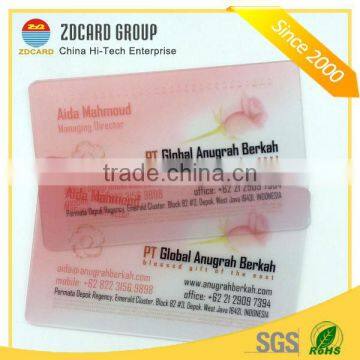 Valuable Customized Printable Transparent PVC Card