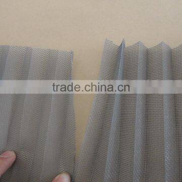 YS Manufacturer Pleated Fiberglass Window Screen/ Polyester Plisse Incect Screen/fold Mosquito Screen Net photo-4