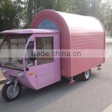 New Fashion Mobile Food Car, Crepe Food Truck for Sale With Three Wheels photo-2