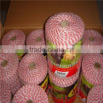 2mm poly wire / rope for plastic electric fence