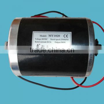 36V 500W MY1020 motor starter for ATV motorcycle parts