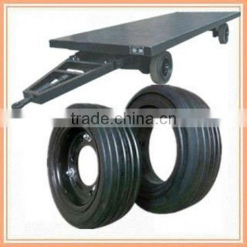 cheap trailers tyres 430*100 solid rubber tyres