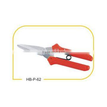 8"Gardening tools with plat stainless steel blade for pruning shears