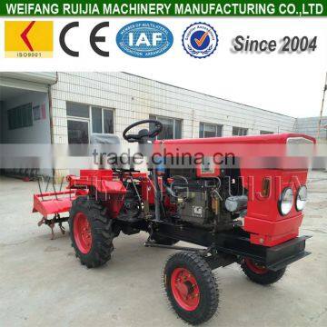 China Farm Mini Tractor Rototiller Hydraulic Axle Farm Rotovator for Sale! 12hp / 15hp Walking Tractor Type Mini Tractor ! photo-5