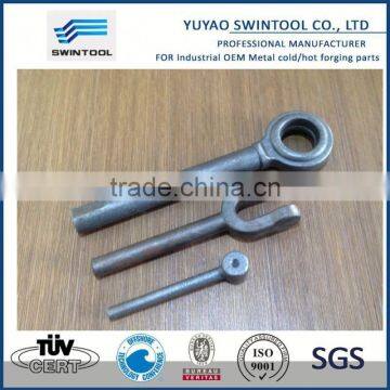 Metal droped forging part-clevis hook for turnbuckle DIN 1478 and 1480 M20