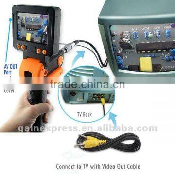 3.5" Video Inspection Waterproof Camera Endoscope/ Borescope Snake Scope Rotate 1 Meter Cable + 9.5 mm Diameter With LED photo-4