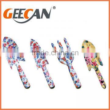Nice and Best Selling Well Garden Tool Set With Gift Box Floral Printing Garden Tool Set photo-3
