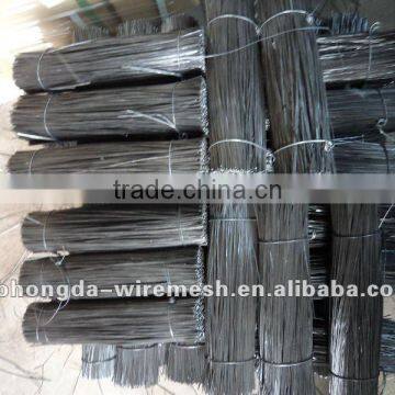 black cut straight wire