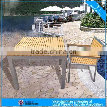 A - outdoors furniture coffee ps-wood table and chairs CF904C+27071