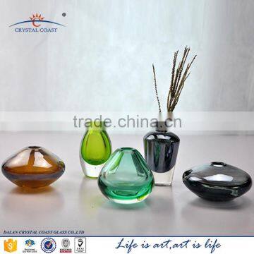 HAND BLOWN GREEN COLOR 30-500ML FRAGRANCES AROMA GLASS DIFFUSER BOTTLE