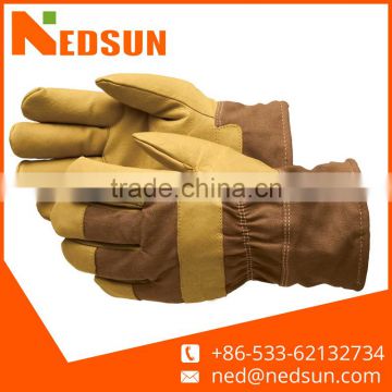 Customized cow leather construction gloves for working