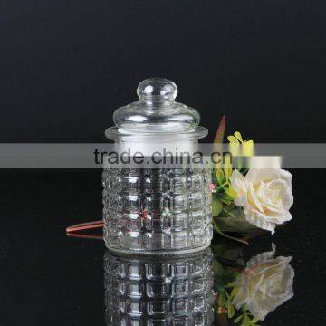 Hot Selling Products Embossed 320ml Free Sample Small Glass Jars photo-3