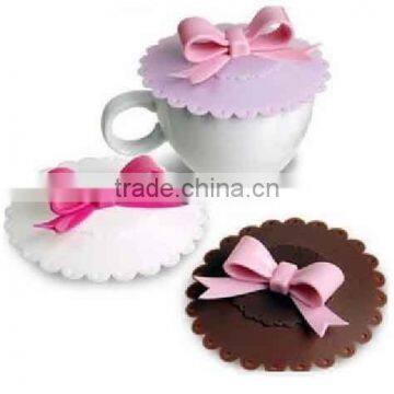 New creative cute silicone mug cup lid