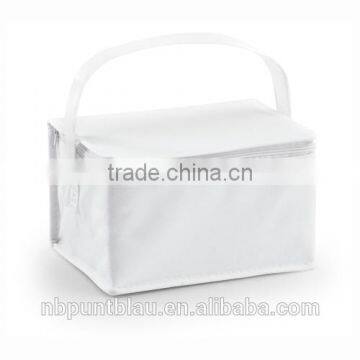 6 Cans Non-woven Foldable Cooler Bag With Handle for Promtional photo-2