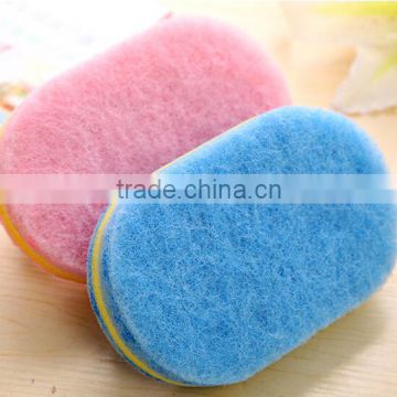 Q049 Plastic handle kitchen cleaning sponge bath brush