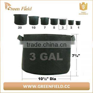 New 2017 Wholesale Felt Fabric Garden Grow Bags 3 Gallon Felt Large Plant Pots photo-4