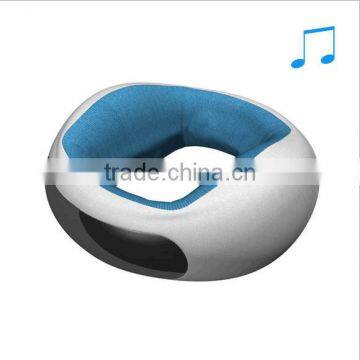 Round Portable Neck Pillow For Lunch Break/Travelling/ Neck Massage Music Pillow photo-3