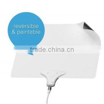 Hot-selling CE/RoHs Certified Patent Indoor Digital HD TV Antenna UHF/VHF Flat Indoor TV Antenna DVB-T/T2 Antenna