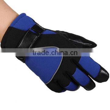 2017 Fashion Style Leather Touch Screen Gloves, Warm Cycling Gloves, Thick Warm Gloves photo-2